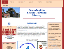 Tablet Screenshot of etlibraryfriends.org